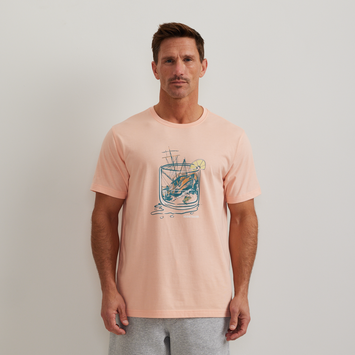 Men's Fish In Glass T-Shirt