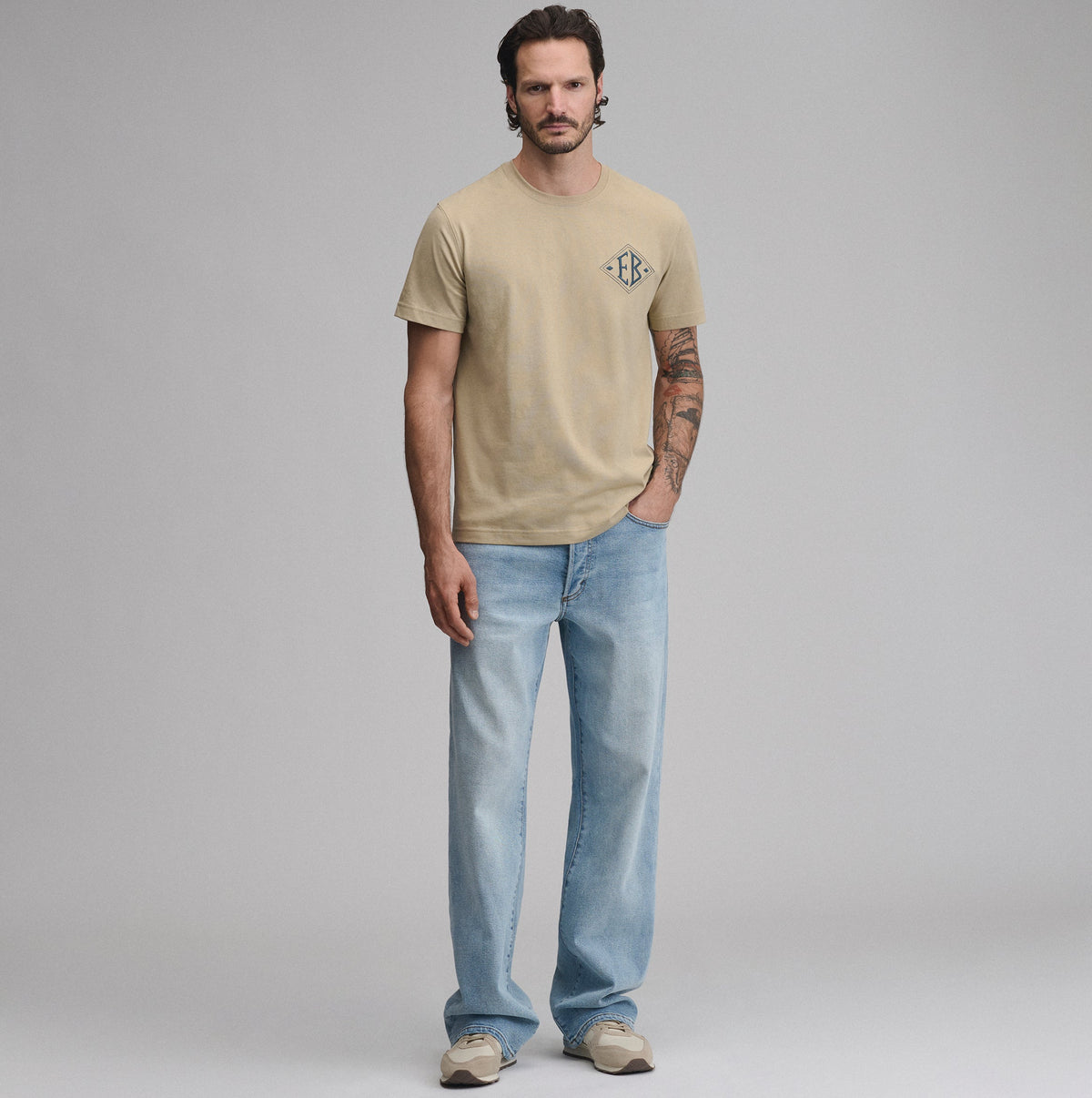 Men's Goose Embroidered T-Shirt